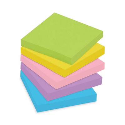 POST-IT NOTES, Pads, Jaipur Colors, 3" x 3", 100-Sheet, 14 / Pack